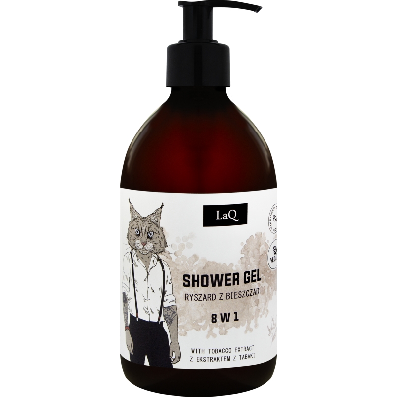61278351635397481 Żel pod prysznic 8w1 z ekstraktem z tabaki Ryszard z Bieszczad 500ml - obrazek 1