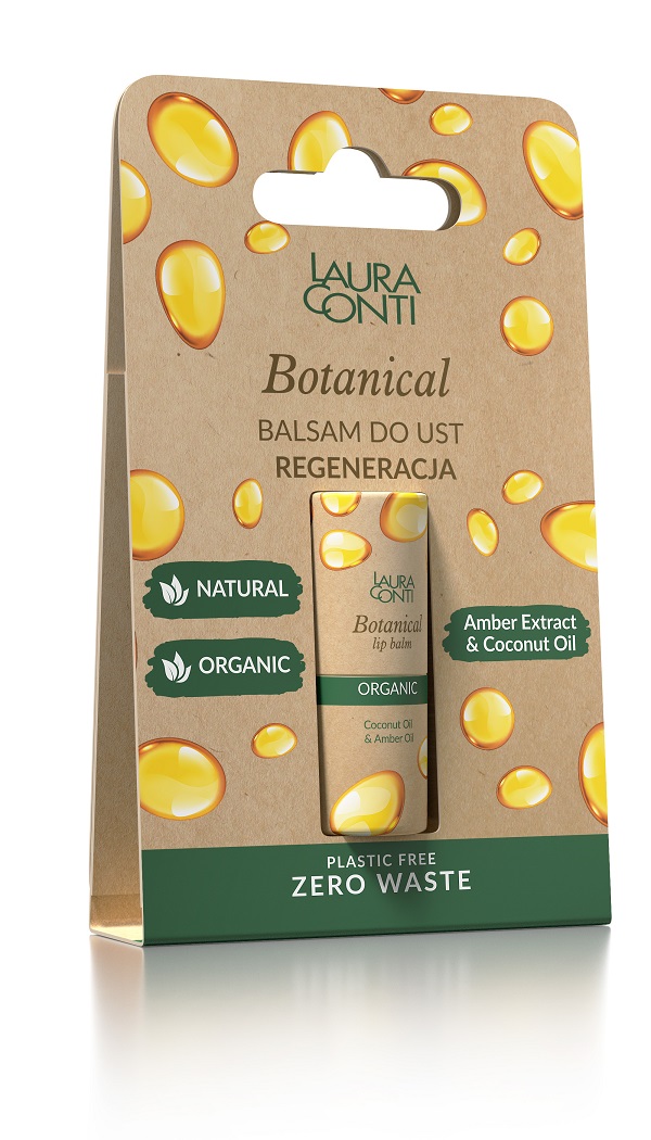 61296191602144778 Botanical balsam do ust regenerujący z olejem bursztynowym 8.3g - obrazek 1
