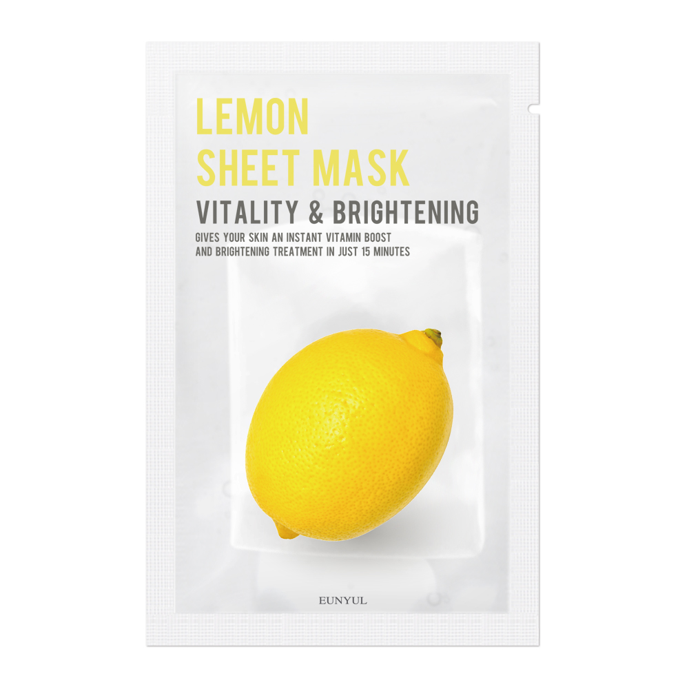 61367171617775462 Lemon Sheet Mask rozjaśniająca maseczka w płachcie z cytryną 22ml - obrazek 1