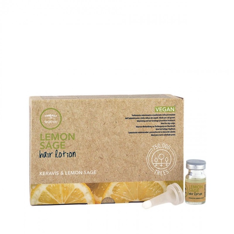 61414351666690068 Tea Tree Keravis & Lemon Sage Hair Lotion balsam do włosów 12x6ml - obrazek 1