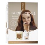 I'm Delicious zestaw wygładzający peeling cukrowy 200g + serum nawilżające do ciała 200ml