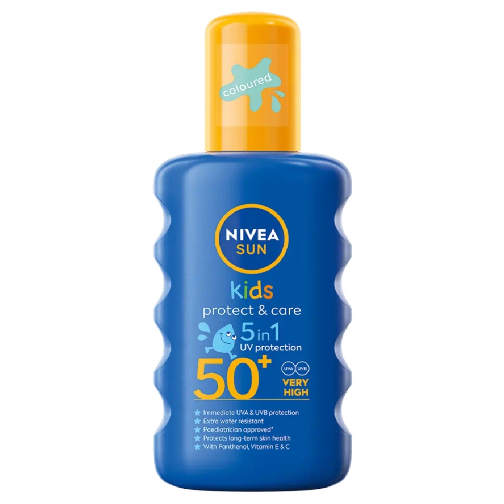 61798191751032618 Sun Kids Protect & Care nawilżający spray ochronny na słońce dla dzieci SPF50 200ml - obrazek 1