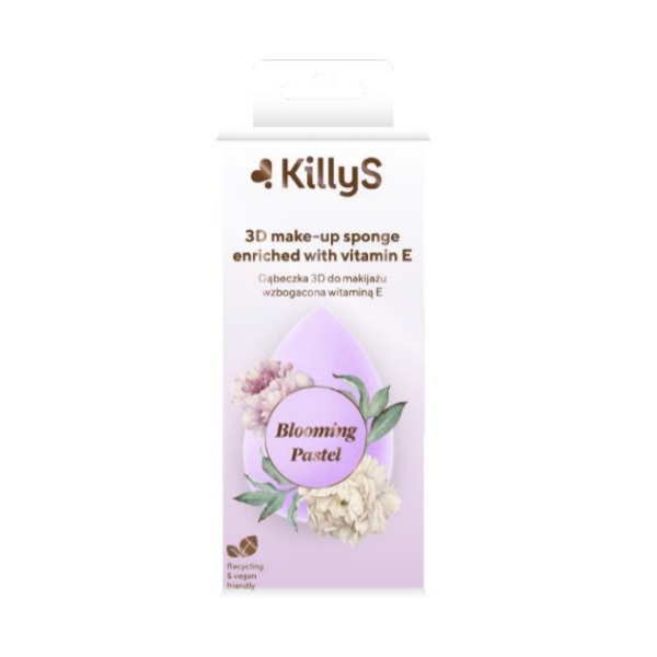 61838741628570333 Blooming Pastel 3D Make-up Sponge gąbeczka 3D do makijażu wzbogacona witaminą E - obrazek 1