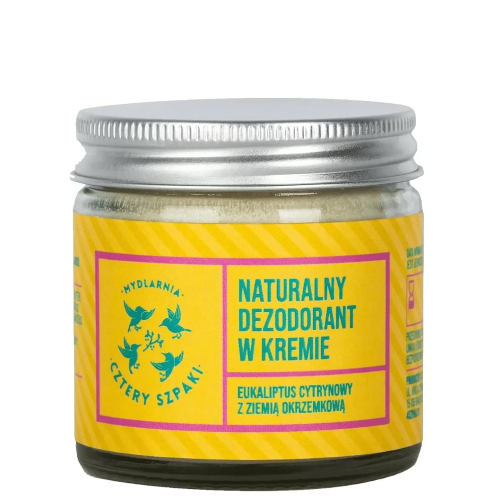 61863141728910114 Naturalny dezodorant w kremie Eukaliptus Cytrynowy 60ml - obrazek 1