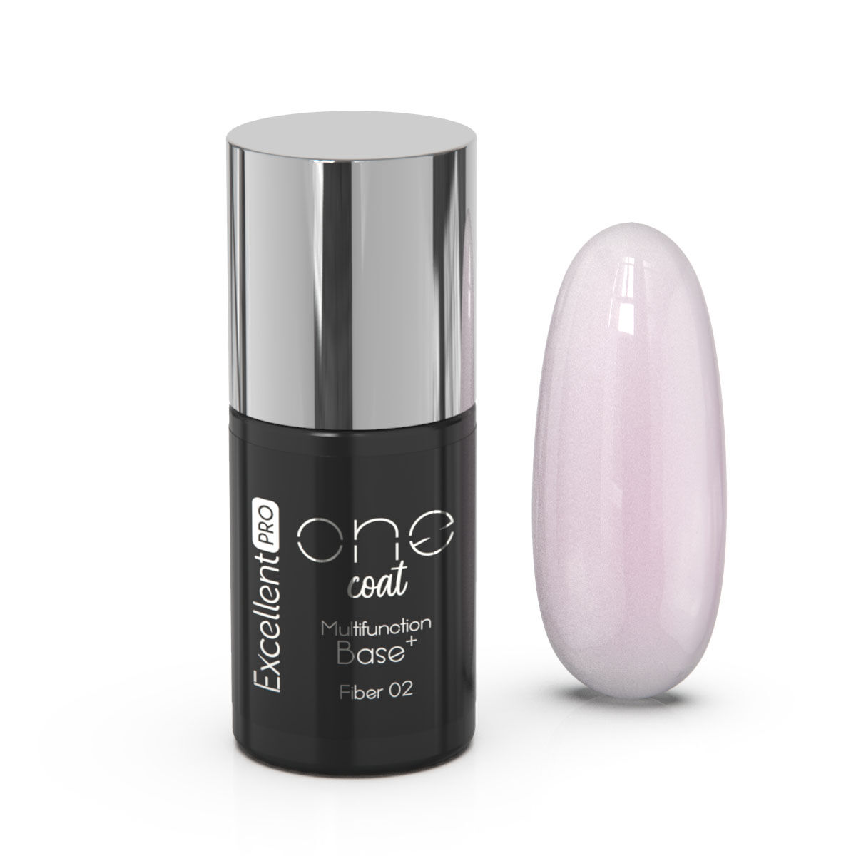 61908731762295530 One Coat Multifunction Fiber Base baza hybrydowa z włóknami Delicate Pink 7g - obrazek 1