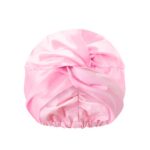 Hair Treatment Bonnet czepek pod prysznic i do olejowania włosów 2w1 Pink