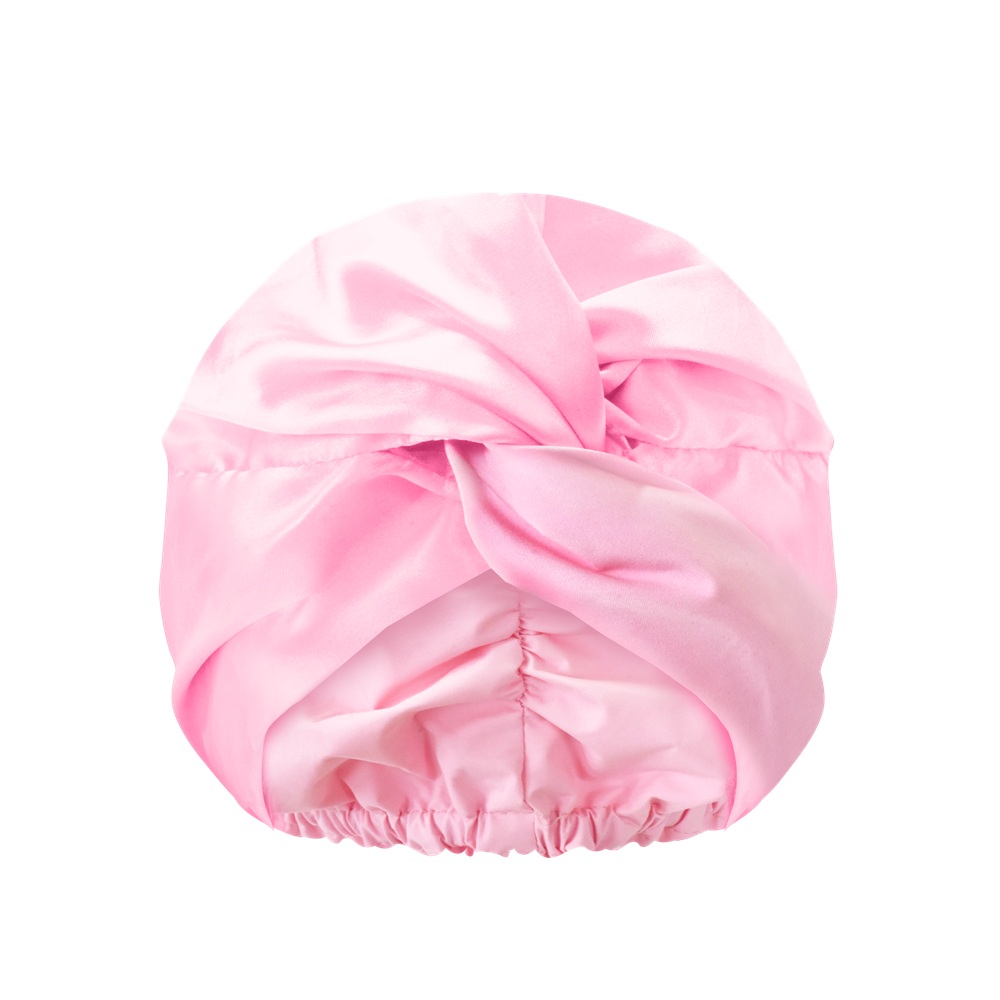 6193501764833531 Hair Treatment Bonnet czepek pod prysznic i do olejowania włosów 2w1 Pink - obrazek 1