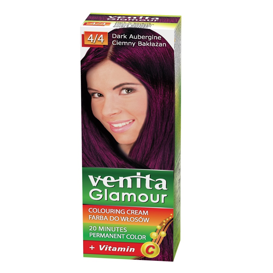 61985341677829718 Glamour farba do włosów 4/4 Ciemny Bakłażan - obrazek 1