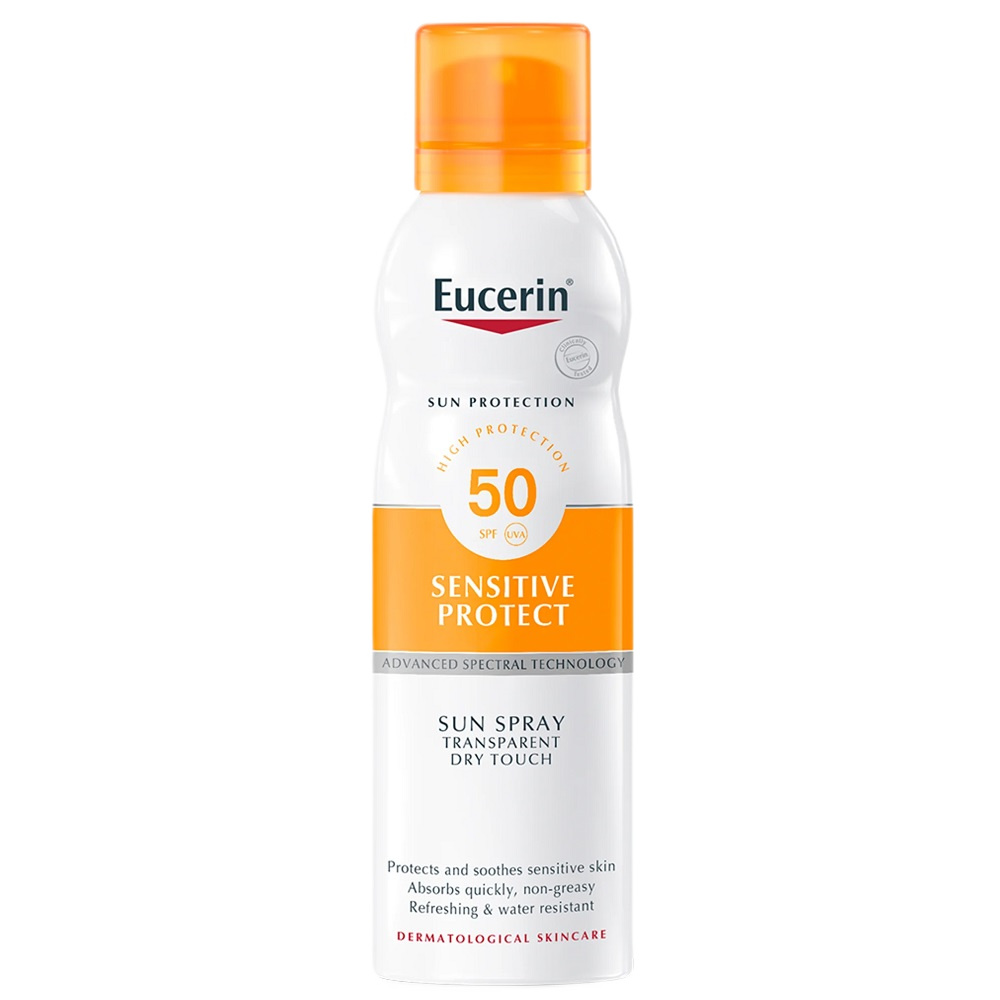 61997371727282801 Sensitive Protect SPF50 transparentna mgiełka do opalania 200ml - obrazek 1