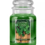 Duża świeca zapachowa z dwoma knotami Balsam & Cedar 652g