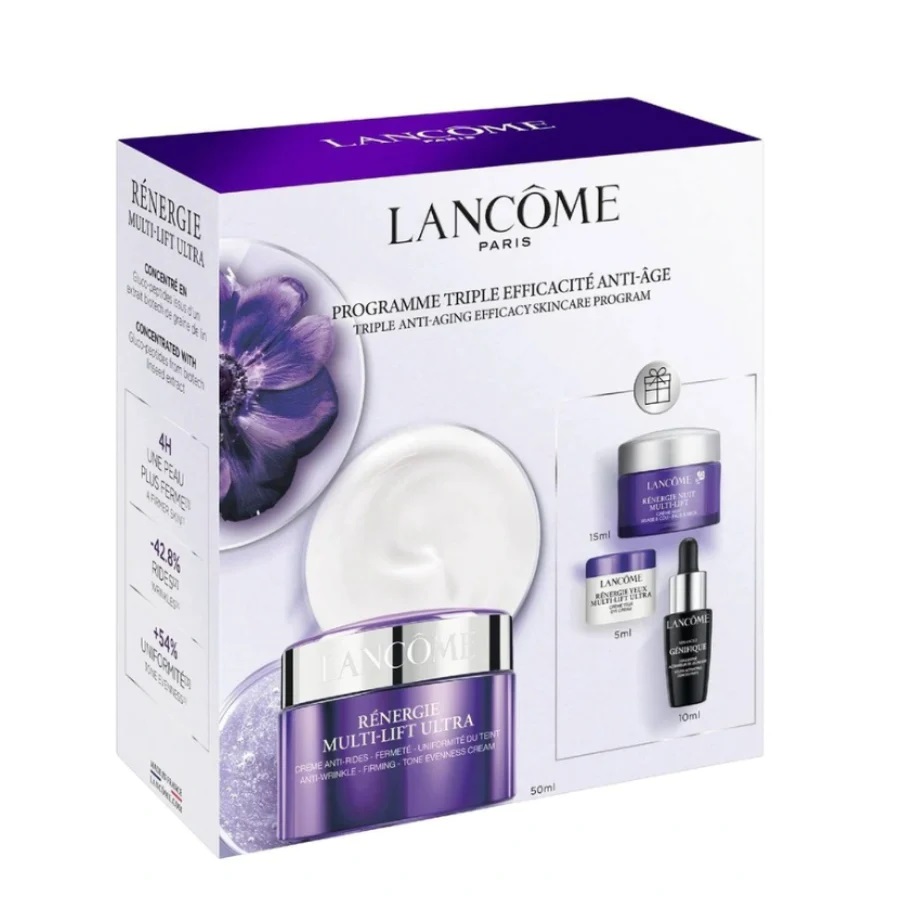 62061651694597317 Triple Anti-Aging Efficacy Skincare Program zestaw liftingujący krem do twarzy 50ml + serum do twarzy 10ml + krem pod oczy 5ml + liftingujący krem na noc 15ml - obrazek 1