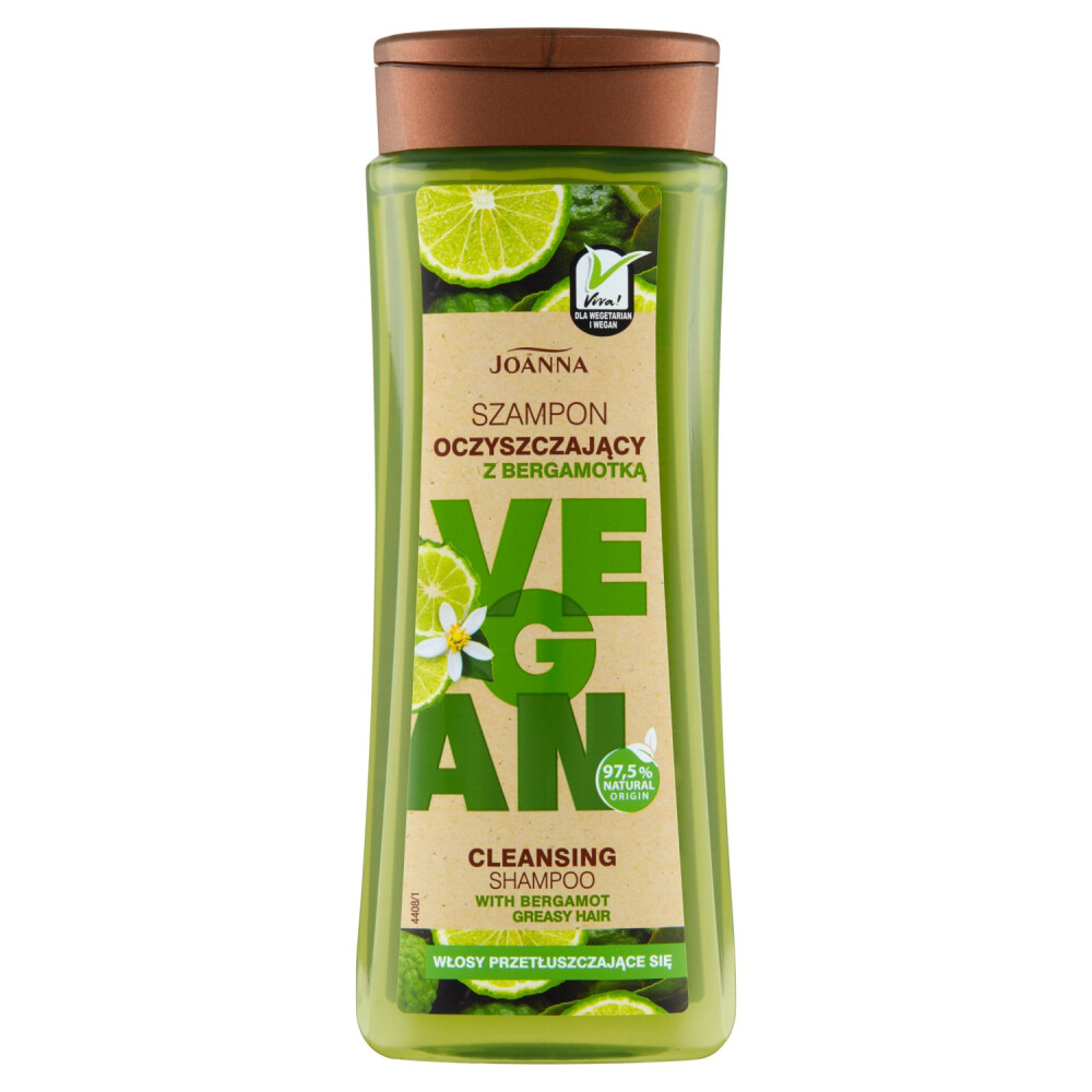 62174771603435644 Vegan szampon oczyszczający z bergamotką 300ml - obrazek 1