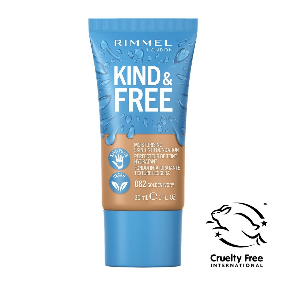 6217491681462250 Kind & Free wegański podkład nawilżający 082 Golden Ivory 30ml - obrazek 1
