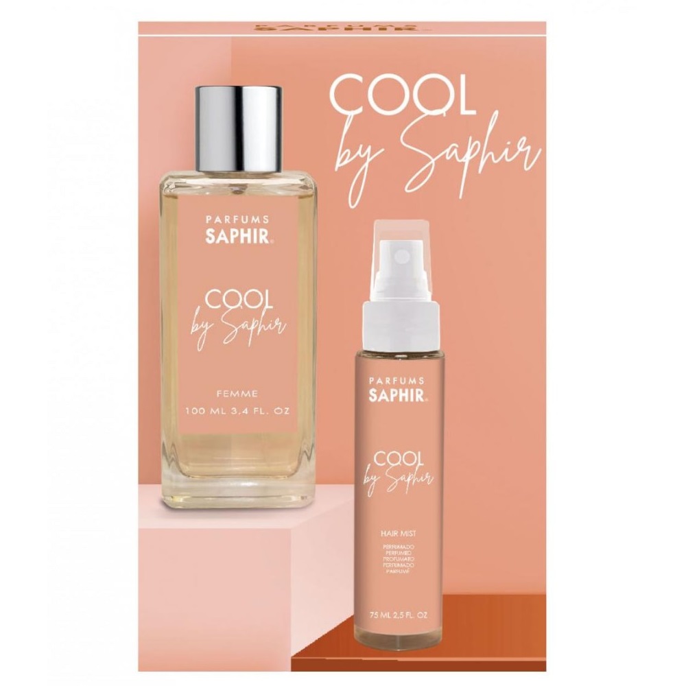 62266481726240311 Cool Pour Femme zestaw woda perfumowana spray 100ml + mgiełka do włosów 75ml - obrazek 1