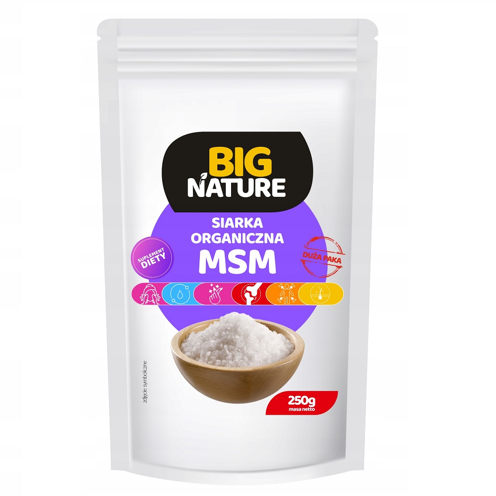 62287231762960353 MSM Siarka Organiczna suplement diety 250g - obrazek 1
