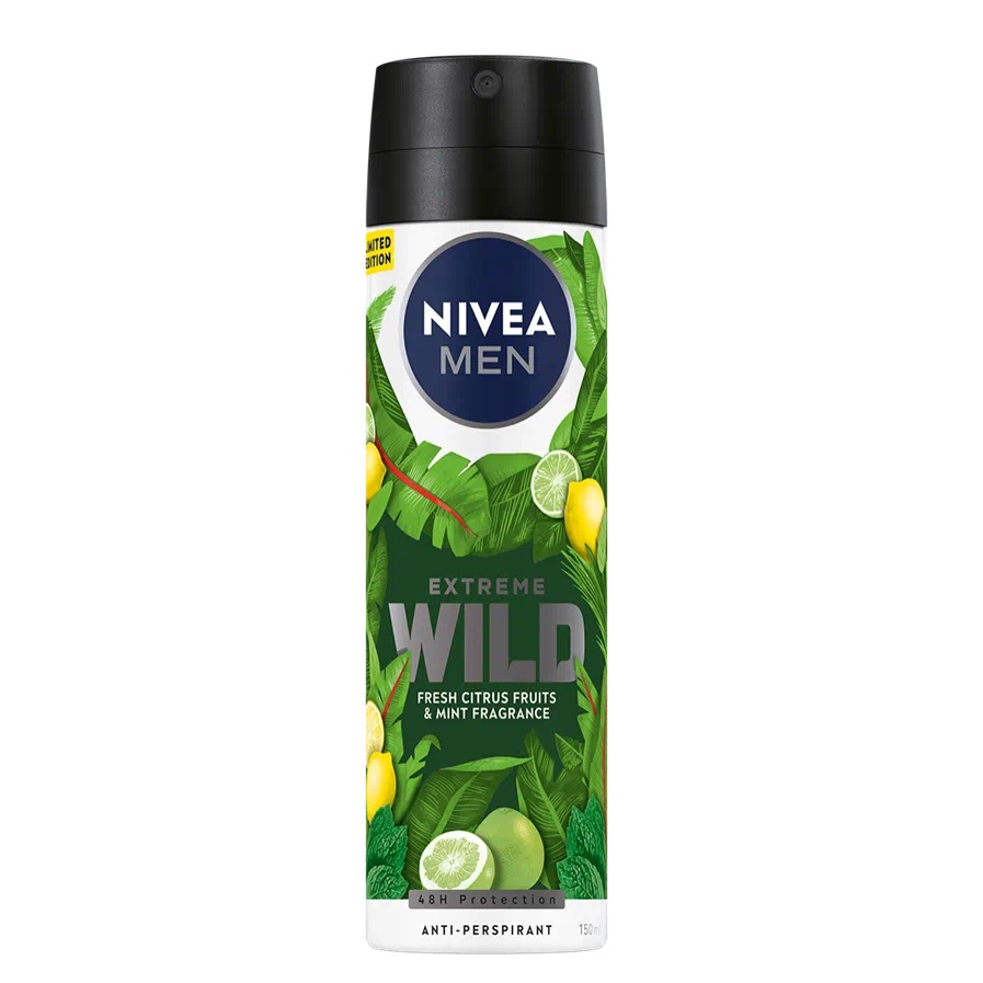 62304601658412096 Men Extreme Wild antyperspirant w spray'u Fresh Citrus 150ml - obrazek 1