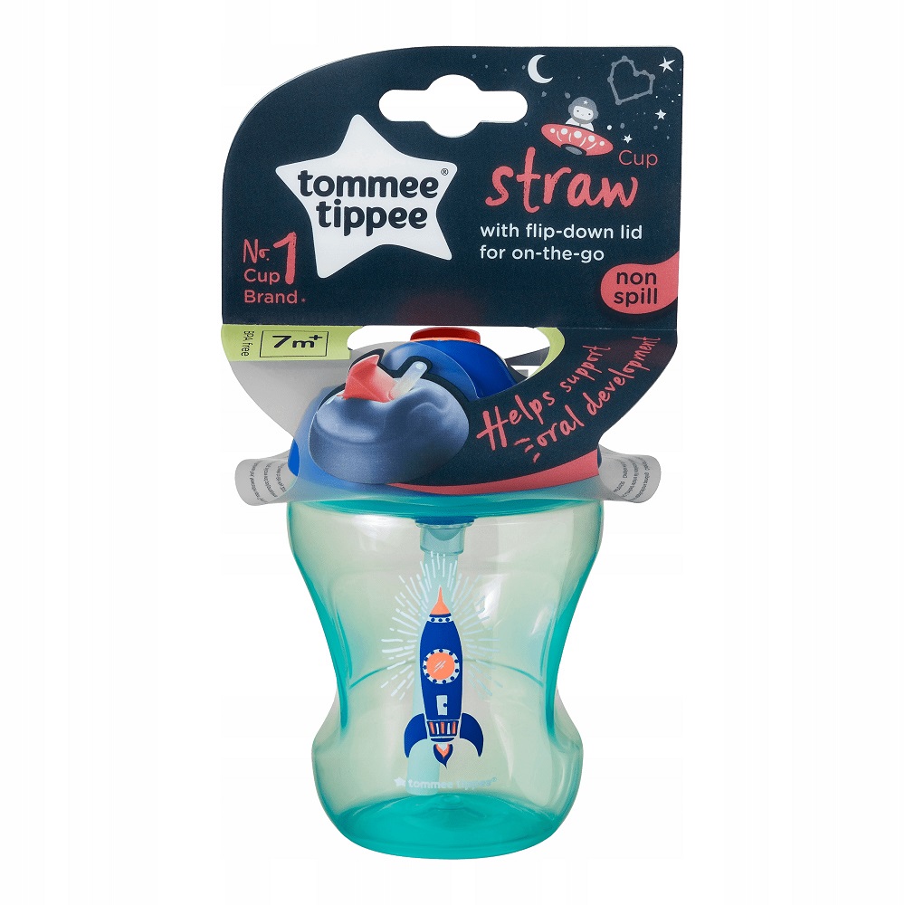 62332951663314303 Straw Cup kubek niekapek ze słomką 7m+ Boy 230ml - obrazek 1