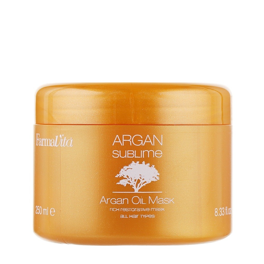 62389011776160510 Argan Sublime Mask bogata maska regenerująca z olejkiem arganowym 250ml - obrazek 1
