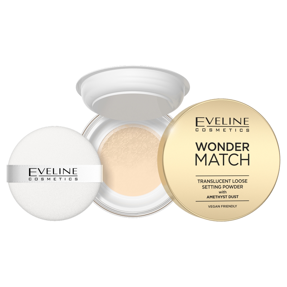 62437811680684897 Wonder Match puder utrwalający z ametystowym pyłkiem 6g - obrazek 1