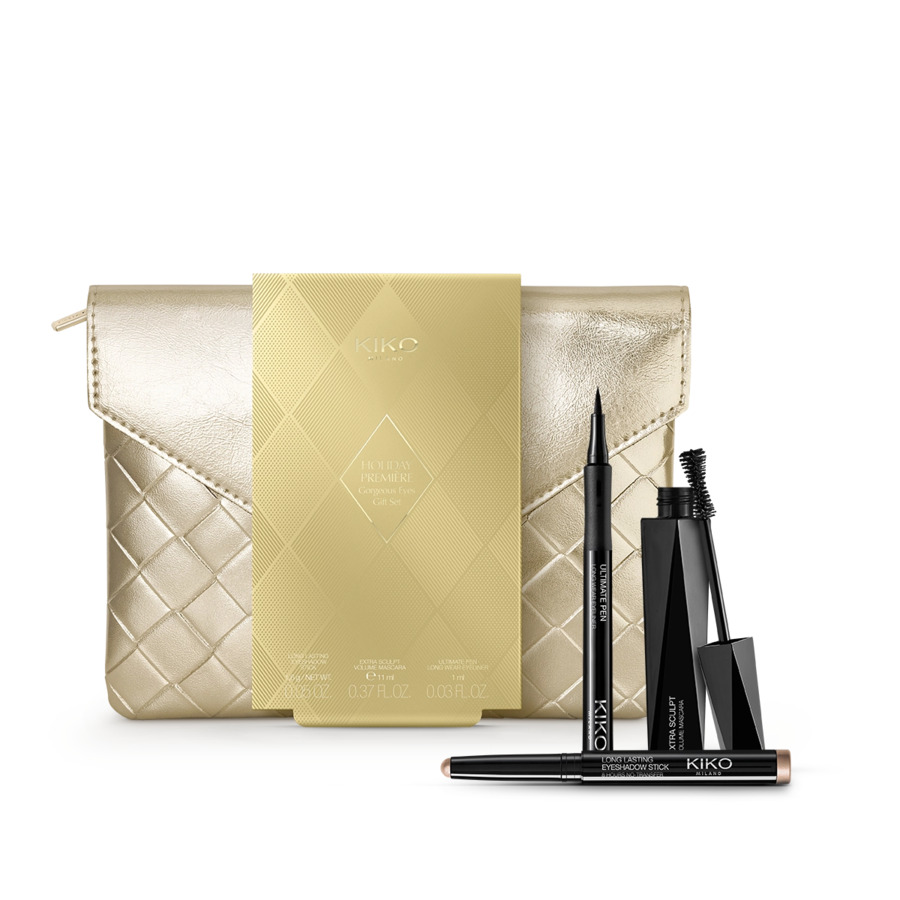 62525831698164637 Holiday Première Gorgeous Eyes Gift Set zestaw eyeliner w pisaku 01 1ml + cień do powiek w sztyfcie 05 1.6g + tusz do rzęs 11ml - obrazek 1
