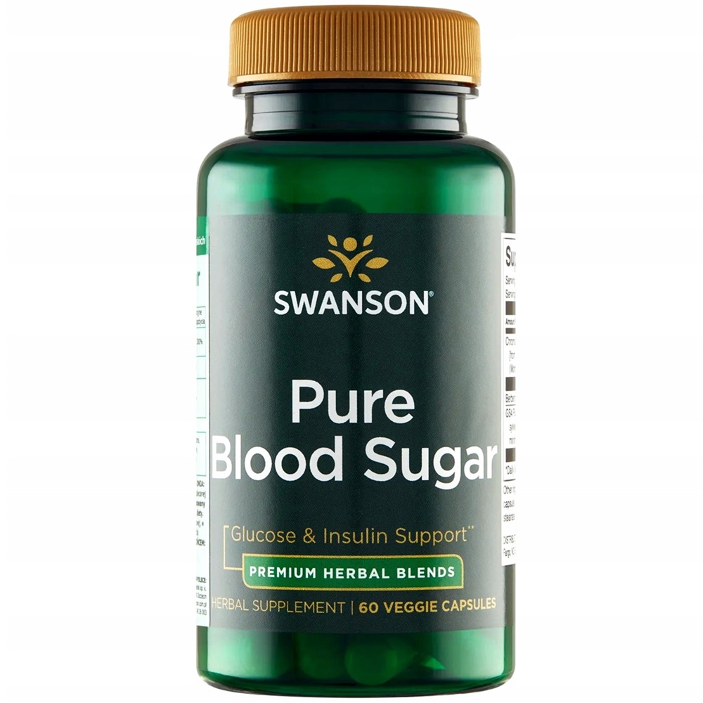 62528451741011350 Pure Blood Sugar suplement diety wspierający zdrowy poziom glukozy we krwi 60 kapsułek - obrazek 1