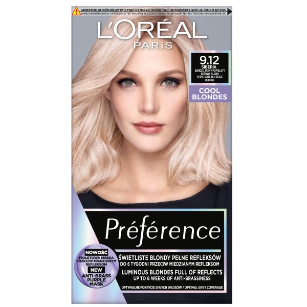 62562021651679067 Preference Cool Blondes farba do włosów 9.12 Siberia - obrazek 1