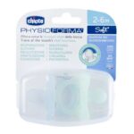 PhysioForma Soft smoczek silikonowy uspokajający 2-6m Niebieski 2szt.