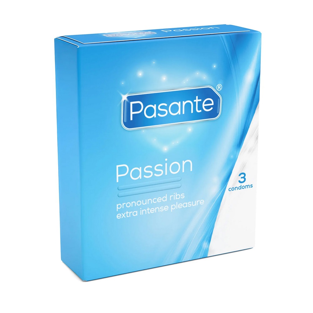 62606331761662166 Passion prezerwatywy prążkowane 3szt - obrazek 1