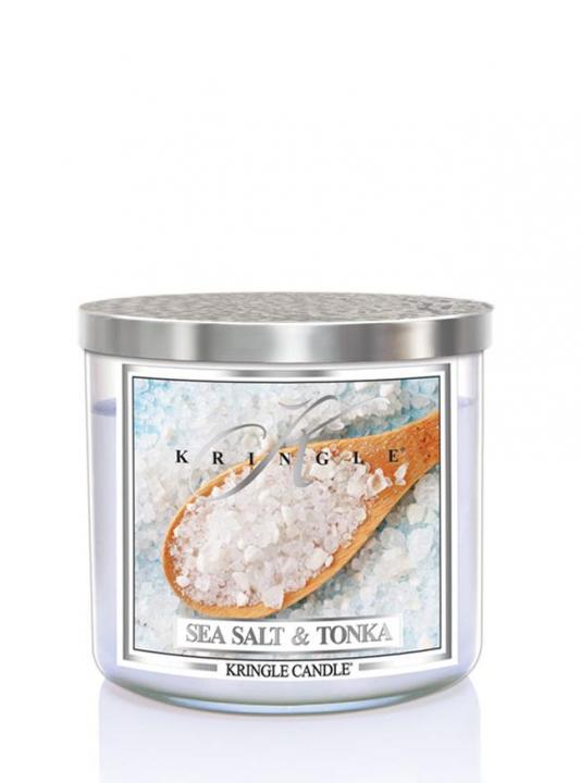 62731161637673908 Tumbler świeca zapachowa z trzema knotami Sea Salt & Tonka 411g - obrazek 1