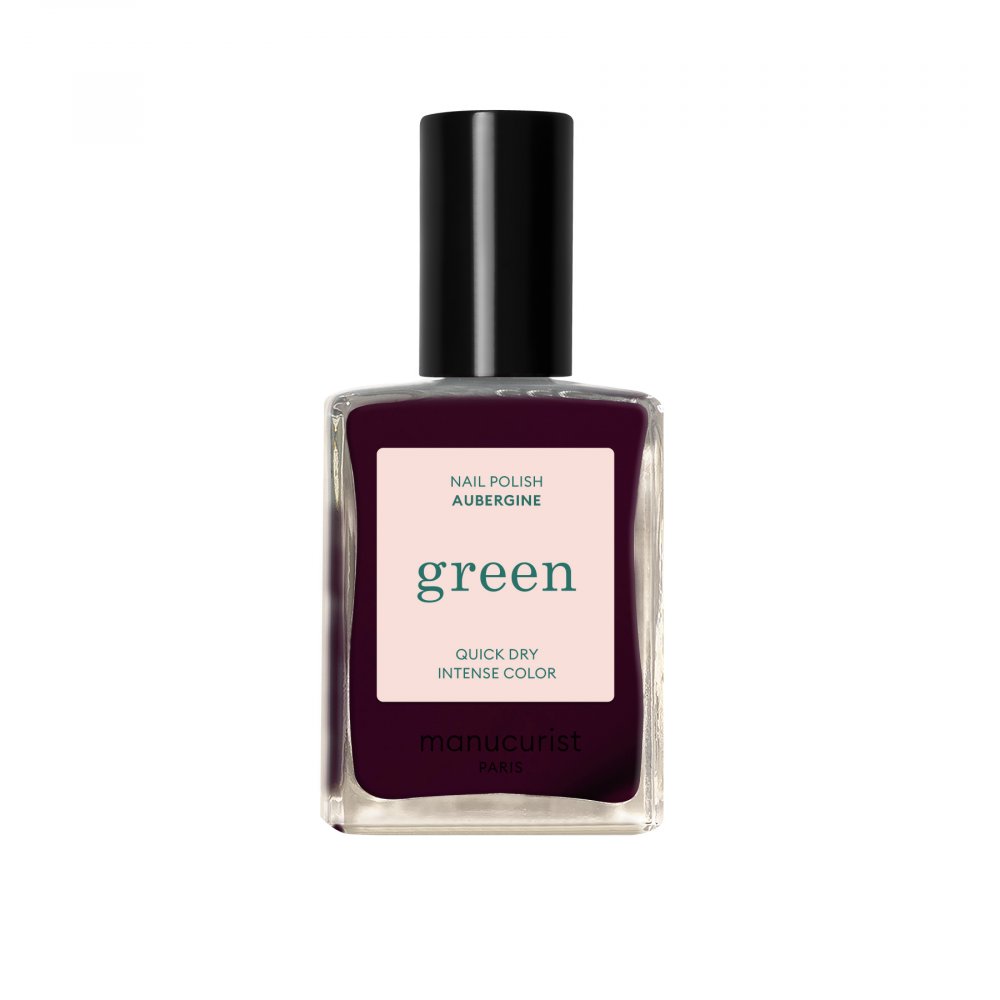 62789141767985504 Green Nail Polish lakier do paznokci Aubergine 15ml - obrazek 1