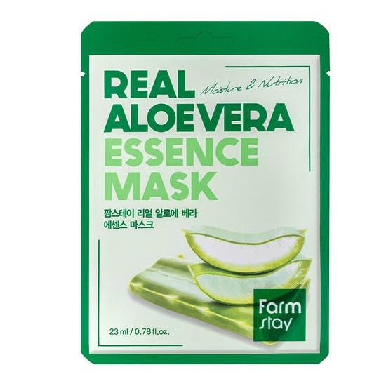 62827151681311372 Real Aloe Vera Essence Mask nawilżająca maseczka w płachcie z ekstraktem z aloesu 23ml - obrazek 1