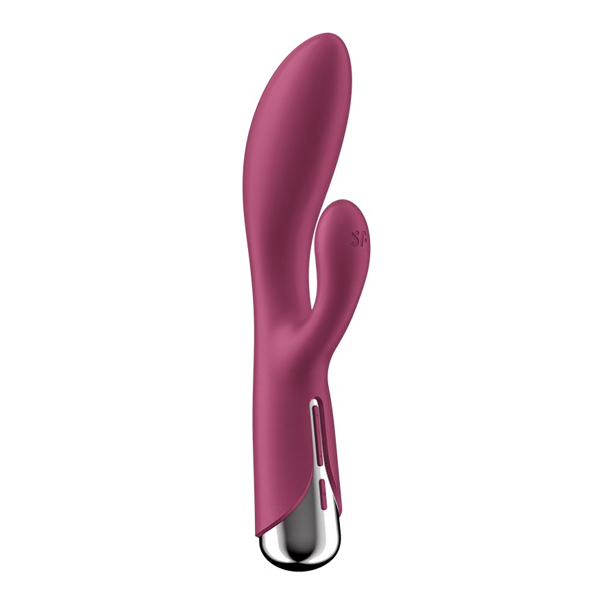 6282861753446846 Spinning Rabbit 1 obrotowy wibrator-królik Red - obrazek 1