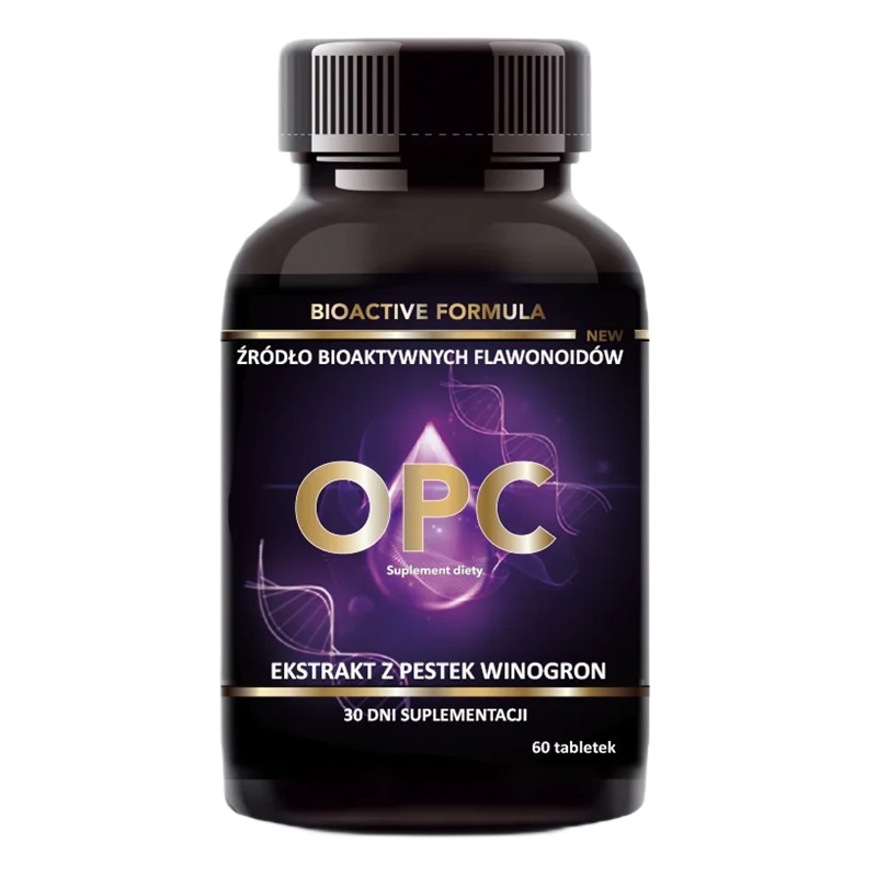 62839311720098354 OPC 95% ekstrakt z pestek winogron suplement diety 60 tabletek - obrazek 1