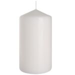 Świeca walec Biała SW80/150-090