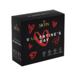 Vallentine's Day zestaw Skyn Elite 10szt. + Skyn Intense Feel 10szt. + Skyn Ekstra Nawilżenie 10szt. + Skyn All Night Long żel intymny 80ml