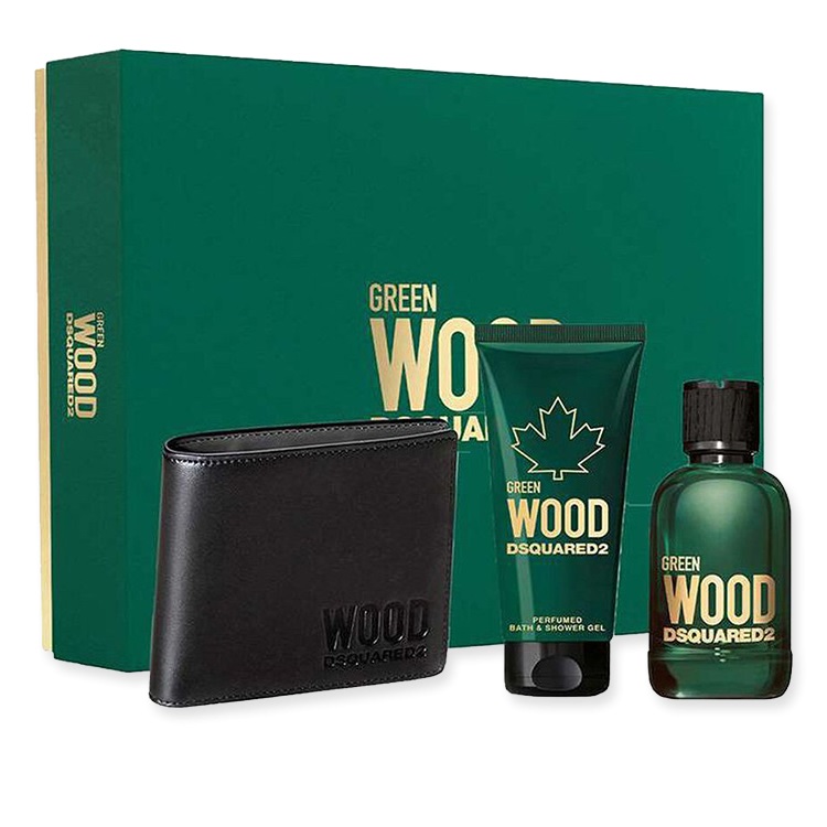 62967801701758825 Green Wood Pour Homme zestaw woda toaletowa spray 100ml + żel pod prysznic 100ml + portfel - obrazek 1