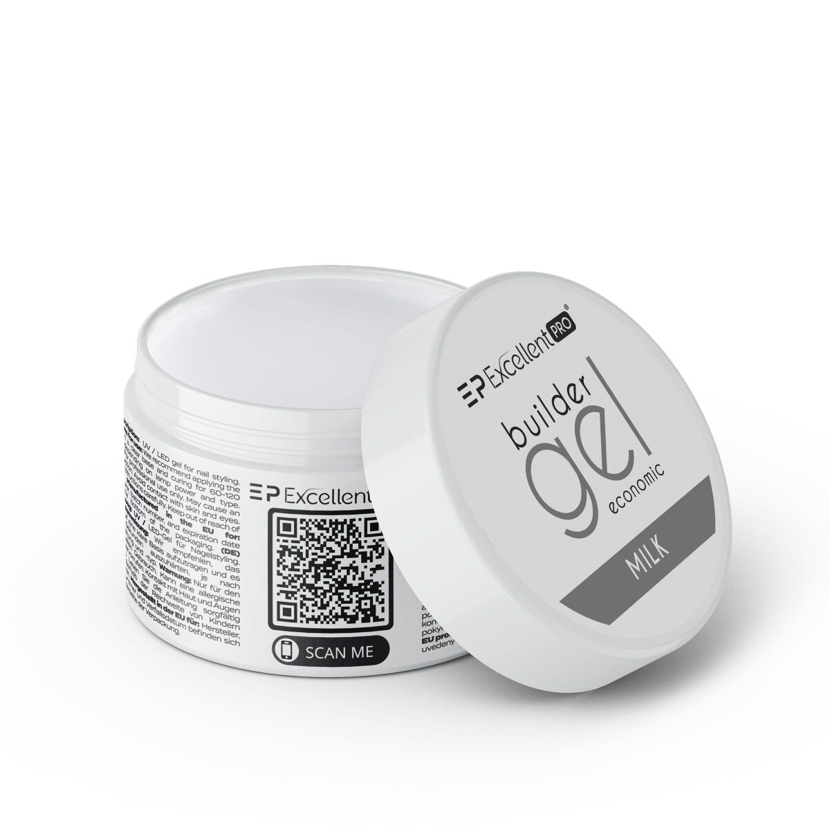 Kozubek.info for Excellent PRO Builder Gel Economic żel budujący Milk 15g - obrazek 1