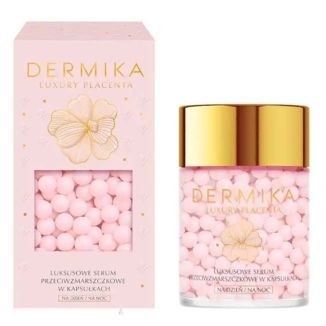 62974501675864456 Luxury Placenta luksusowe serum przeciwzmarszczkowe w kapsułkach 60g - obrazek 1