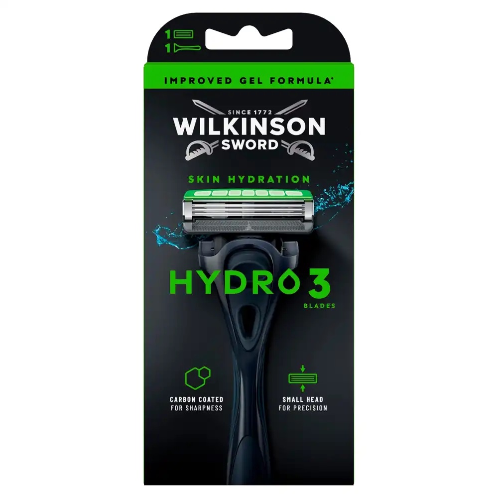 62985501776420276 Hydro 3 Skin Hydration maszynka do golenia z 3 ostrzami - obrazek 1