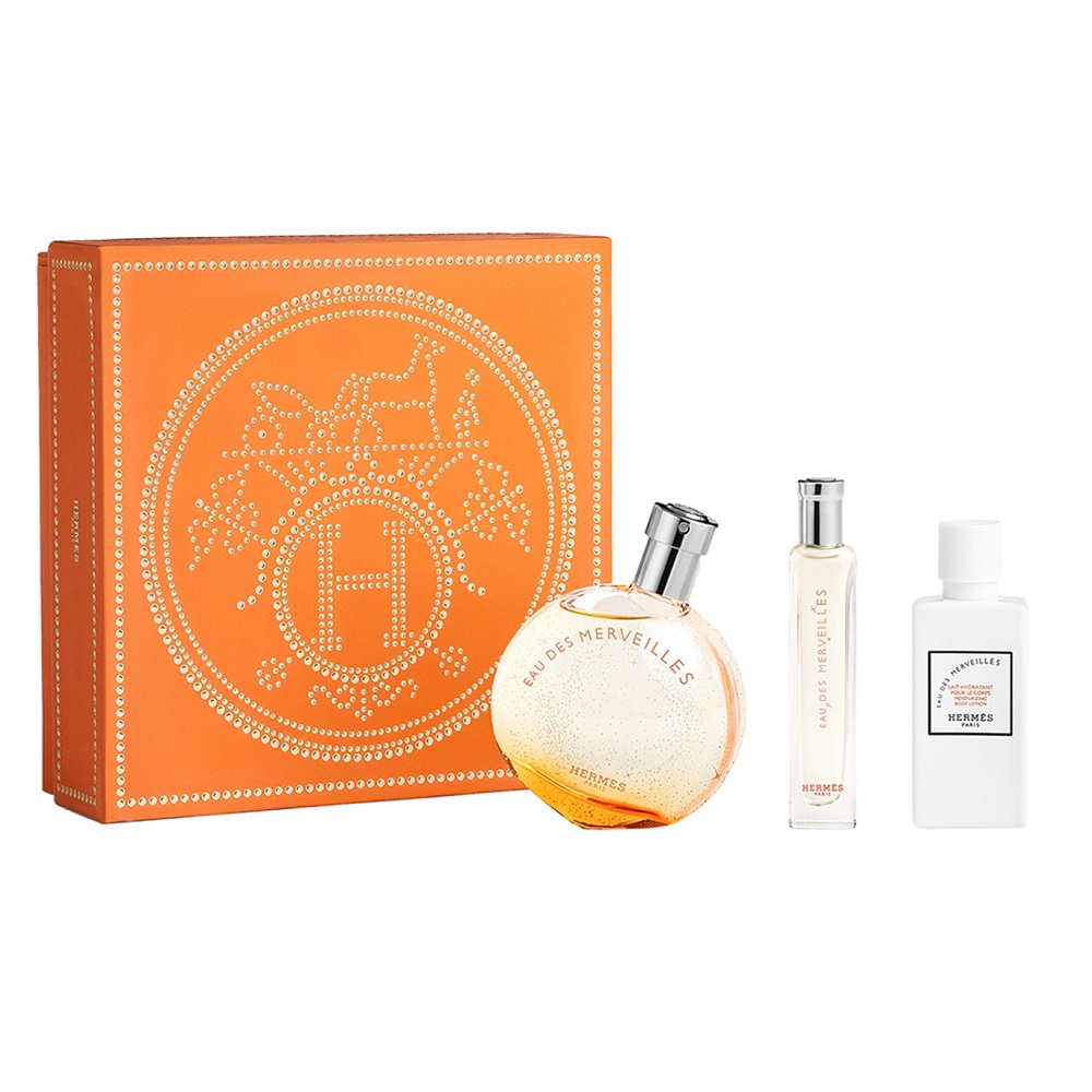 62997541763040376 Eau Des Merveilles zestaw woda toaletowa spray 50ml + woda toaletowa spray 15ml + balsam do ciała 40ml - obrazek 1
