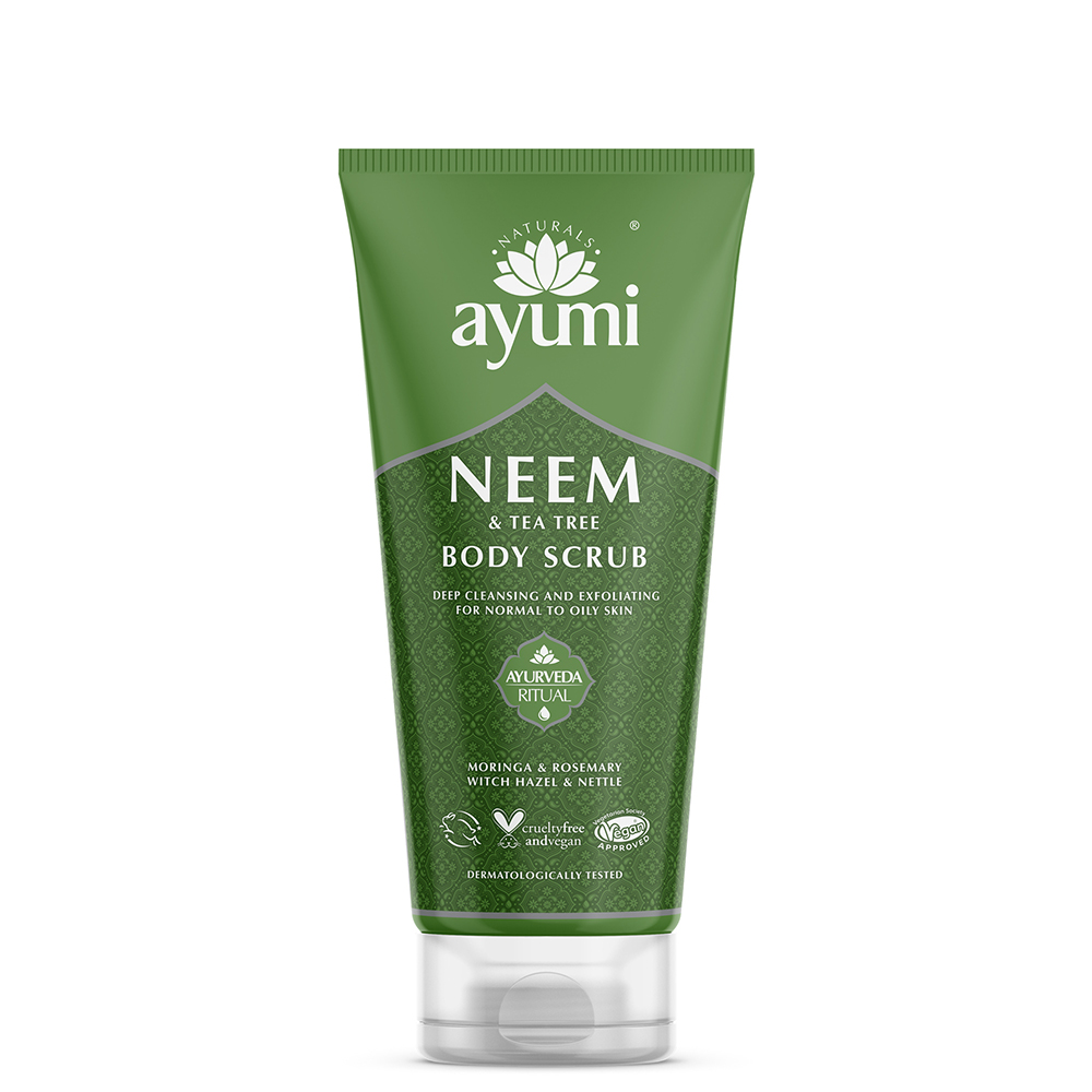 63045361588829815 Neem Tea Tree Body Scrub oczyszczający peeling do ciała 200ml - obrazek 1