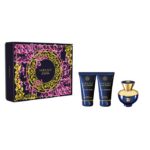 Pour Femme Dylan Blue zestaw woda perfumowana spray 50ml + żel pod prysznic 50ml + balsam do ciała 50ml