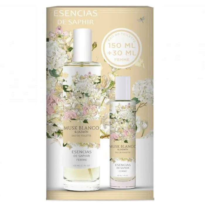 63088421679488164 Esencias Musk Blanco & Jazmin zestaw woda toaletowa spray 150ml + woda toaletowa spray 30ml - obrazek 1