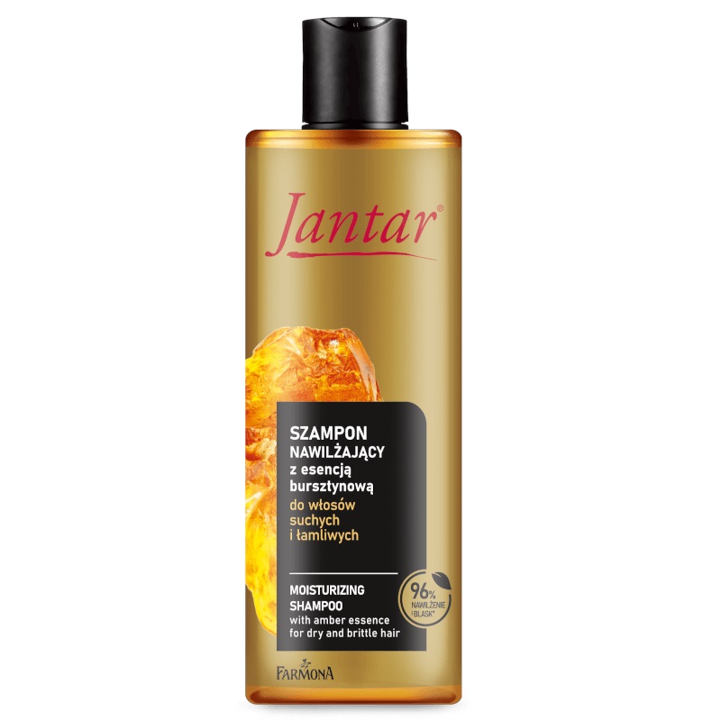 63226781715011063 Jantar szampon nawilżający z esencją bursztynową do włosów suchych i łamliwych 300ml - obrazek 1