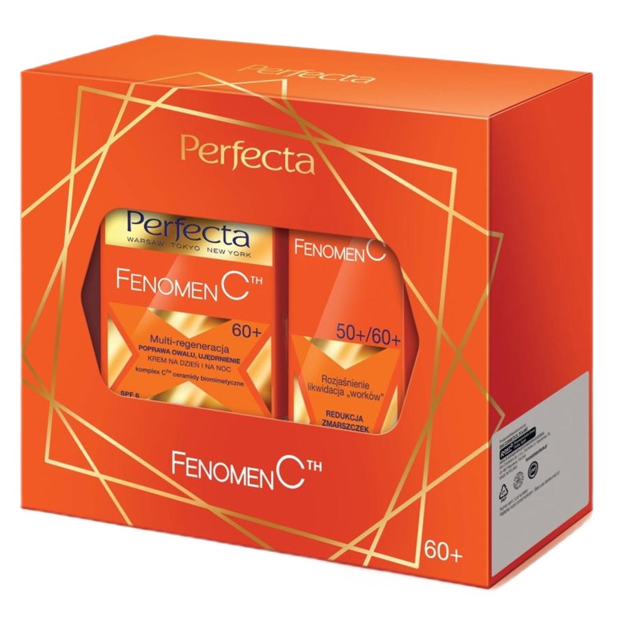63243901728989749 Fenomen C 60+ zestaw krem na dzień i na noc 50ml + krem pod oczy i na powieki 15ml - obrazek 1