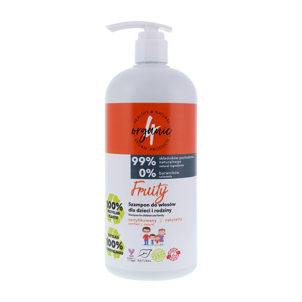 63274901635515946 Fruity naturalny szampon do włosów dla dzieci i rodziny 1000ml - obrazek 1