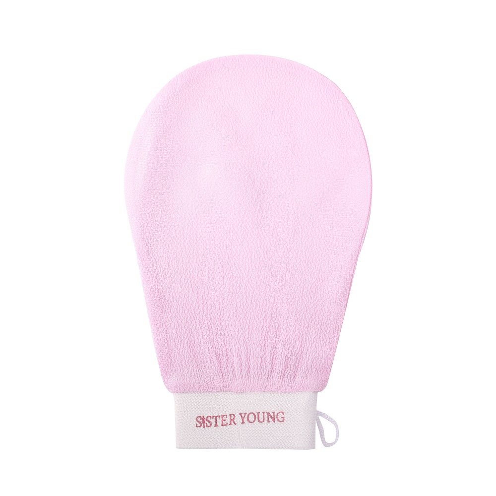 63425271756811423 Nova Exfoliating Glove złuszczająca rękawica do peelingu ciała Pink - obrazek 1