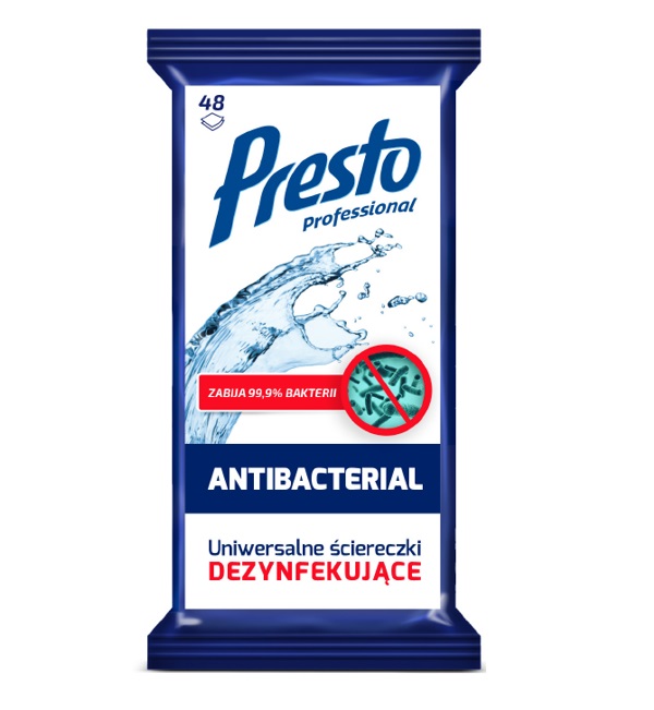 63576381616744148 Antibacterial uniwersalne ściereczki dezynfekujące 48szt. - obrazek 1