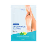 Exfoliating & Soothing Heel Mask złuszczająca i kojąca maska na pięty Peppermint & Lime 1 para