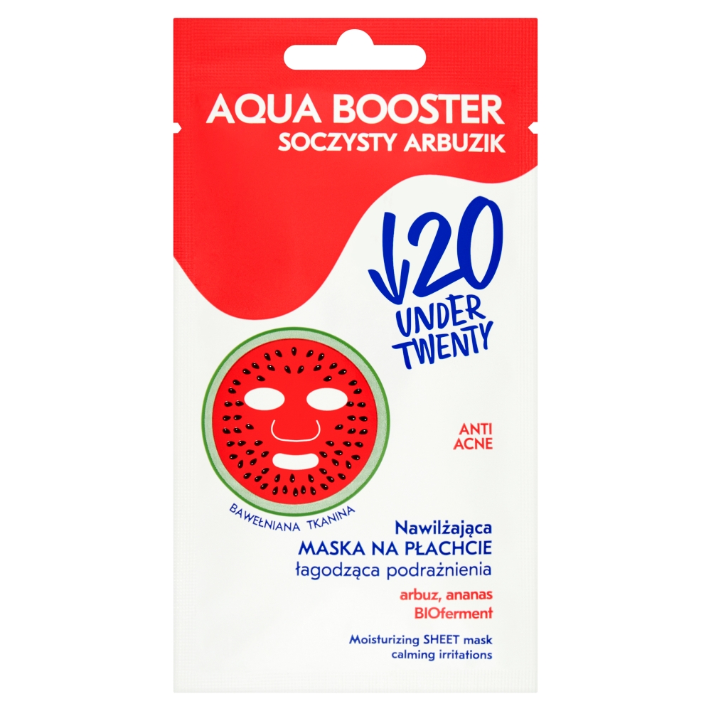 63642291644585920 Anti Acne Aqua Booster nawilżająca maska na płachcie łagodząca podrażnienia - obrazek 1